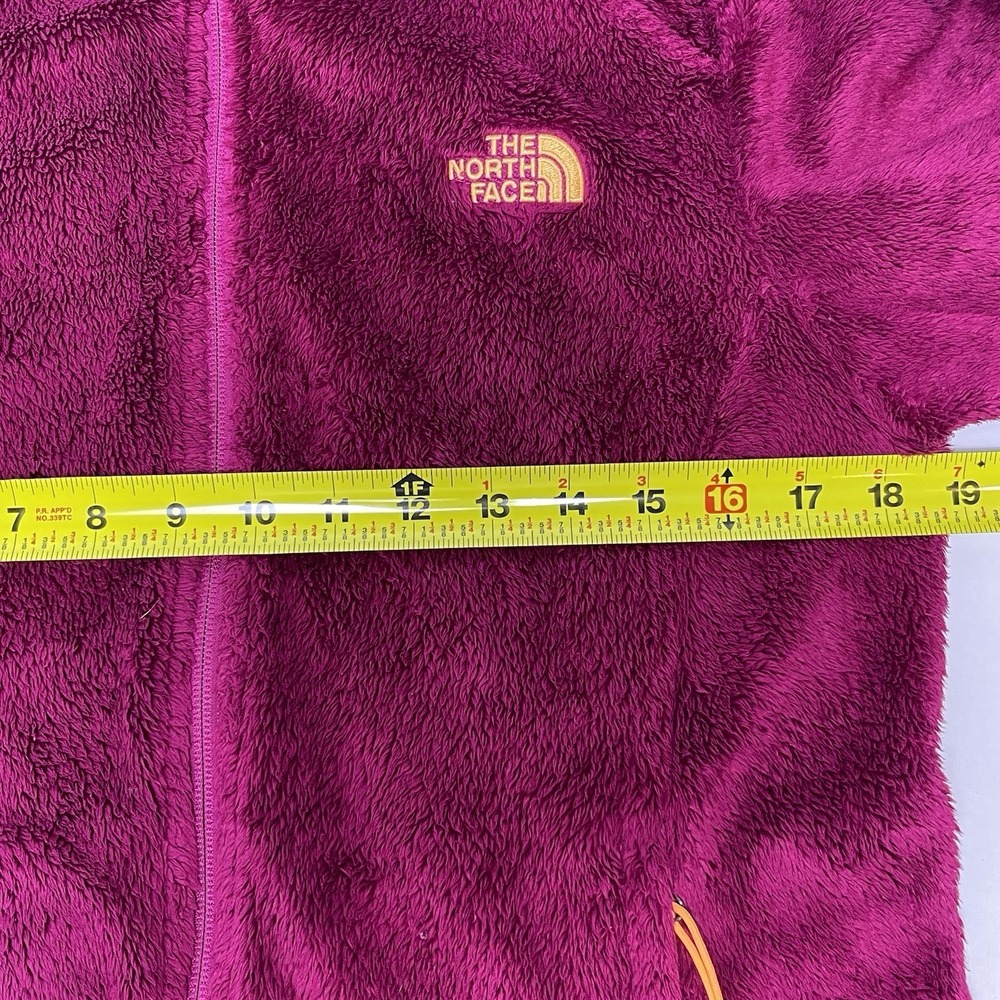 The North Face Women's Small Pink Magenta Orange Osito Jacket Fleece Full Zip - Picture 5 of 11